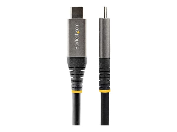StarTech.com USB315CCV2M, 2 m, USB C, USB C, USB 3.2 Gen 1 (3.1 Gen 1), 5 Gbit/s, Musta, Harmaa