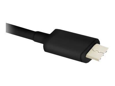 Qoltec - Strömadapter - 17 Watt - 3.4 A - 2 utdatakontakter (USB, USB-C) - svart