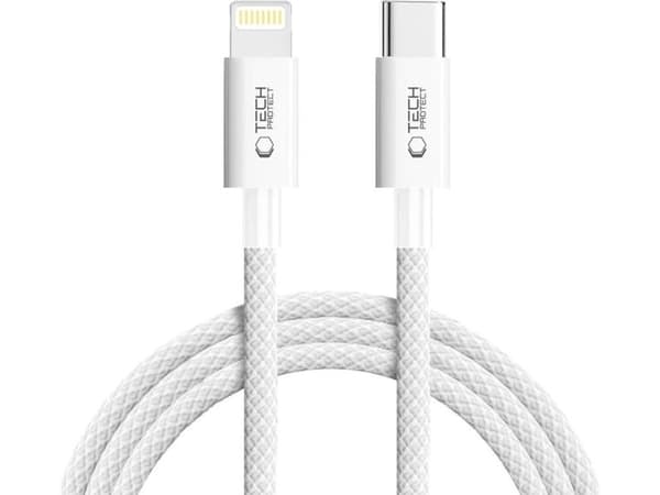 USB-kabel Tech-Protect USB-C - Lightning 2 m grå (5906302380954)