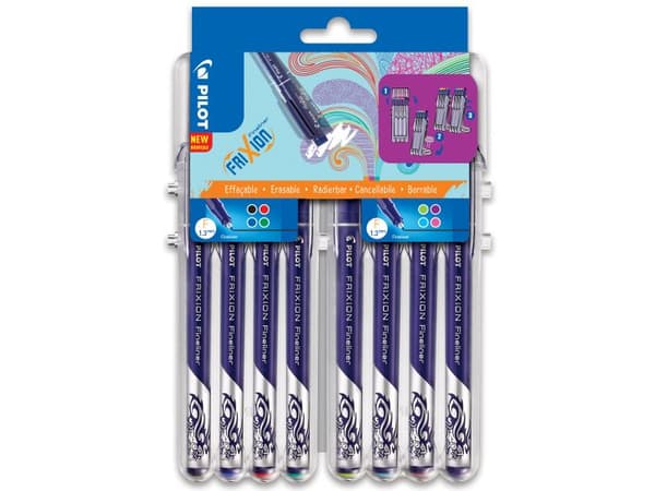 Pilot Frixion Fineliner - Set2Go - 8 kpl värilajitelma