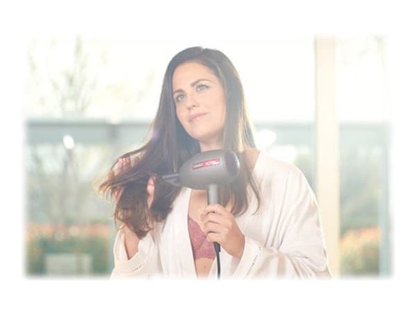 Solac SH7087 Fast Ionic Dry 2000 - Hårtørrer - gray/pink