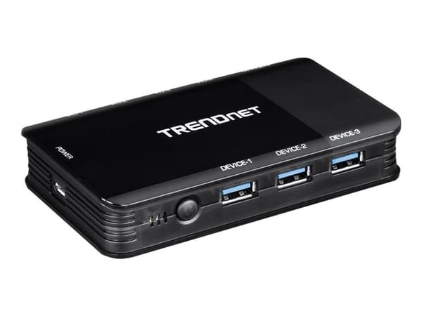 TRENDnet TK-U404 - Hub - 4 x USB 3.1 (for PCs) + 4 x USB 3.1 (for devices) - stasjonær