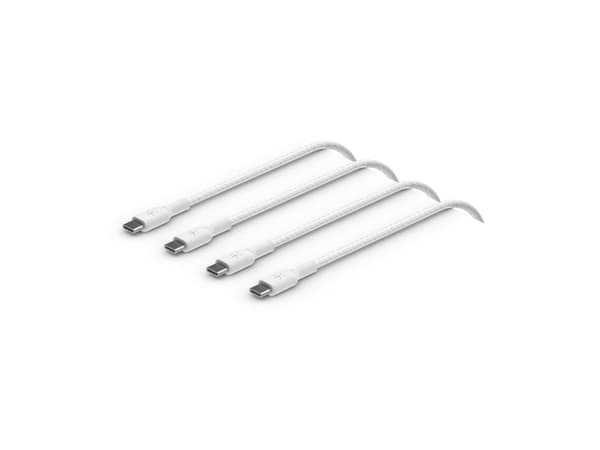 Belkin BoostCharge - USB-kabel - USB-C (hann) til USB-C (hann) - 1 m - hvit