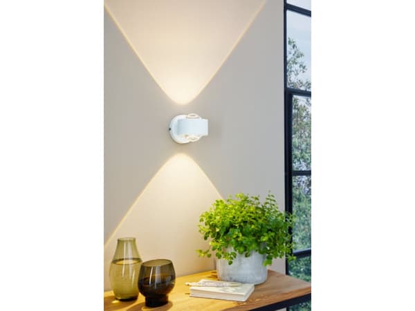 EGLO ONO 2 vägg 2x2,5W 2x250lm VIT