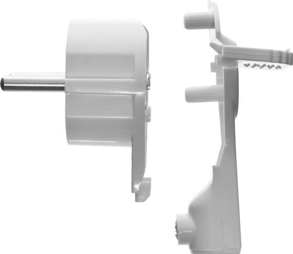 AWTools AWTOOLS vinklad stickpropp platt 10 st vit WT-16UP