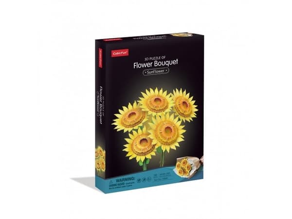 Cubicfun CUBIC FUN stor blomsterbukett solrosor