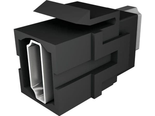 Bachmann - Modulär insats (koppling) - HDMI - svart