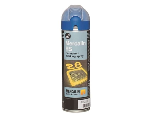 Mercalin® RS mærkespray 500 ml, blå