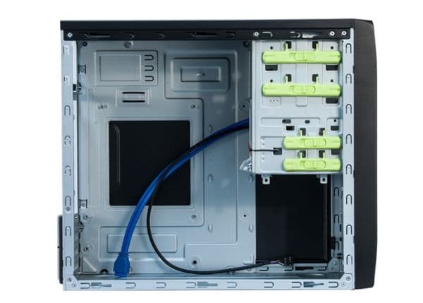 Chieftec CT-04B-OP, Mini Tower, PC, Musta, mikro ATX, SECC, 14 cm