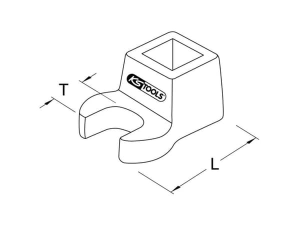 KS Tools 9638510 kragfotsnyckel 30 mm