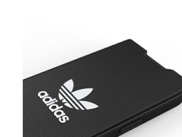 Adidas OR Booklet Case BASIC iPhone 13 6,1" svart hvit/sort hvit 47086