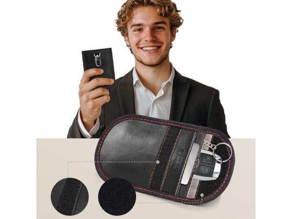 Tech-Protect KLR100 RFID Case - Black and Red
