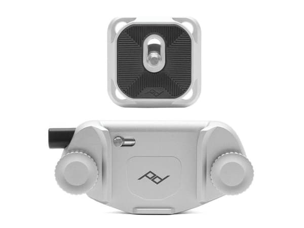 Peak Design Capture V3 feste med standardplate – sølv
