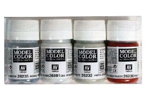 Vallejo 73.189 Diorama Effects Set - Mud & Puddles (4×35 ml)
