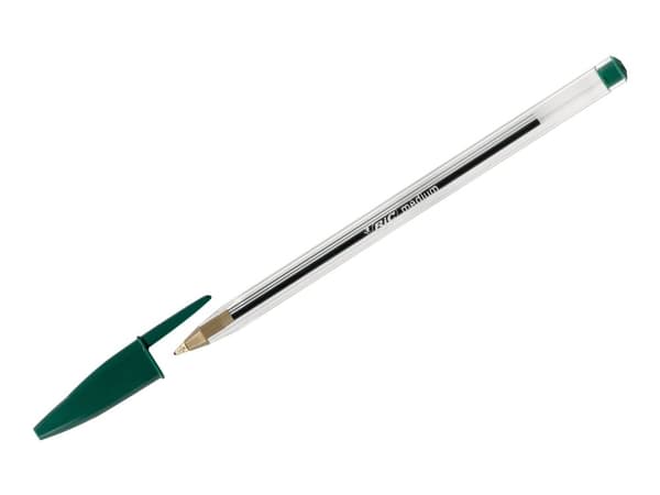 Kuulakärkikynä bic cristal medium vihreä 50 kpl.