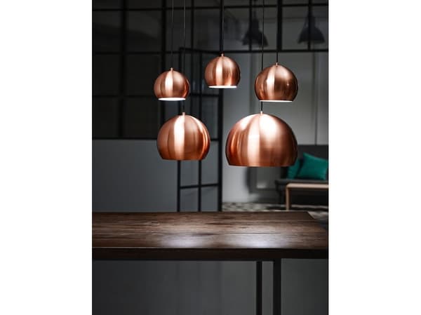 Pendellampe NICE DIA. 25 cm, børstet kobber