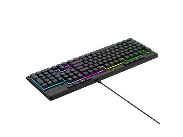 Wozinsky WKG-1044 Wired Backlit Membrane Gaming Keyboard - Black