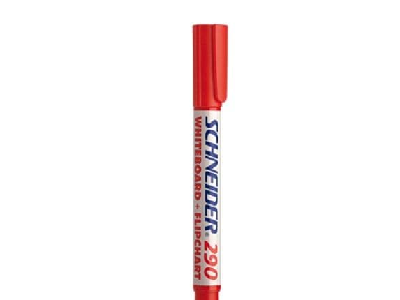 Schneider Maxx 290 - Markør - for flippover, whiteboard - rød - 1-3 mm