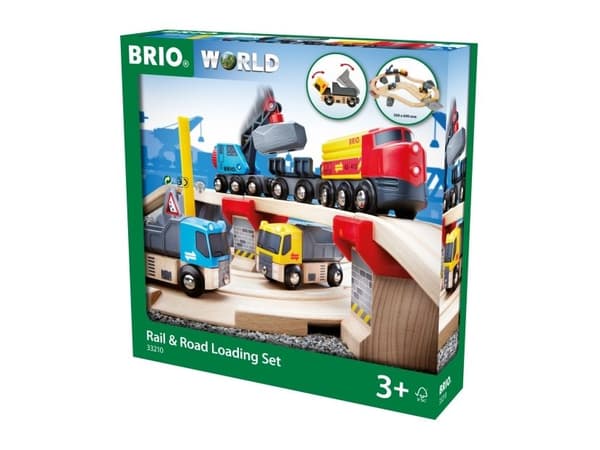 BRIO 33210 Juna- ja tierata, luotisarja