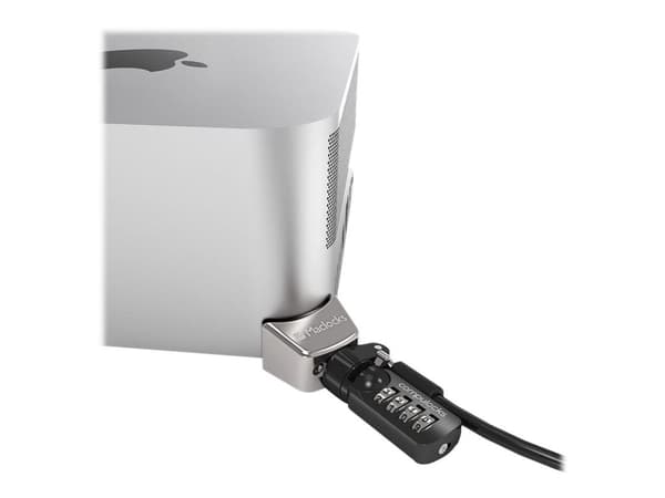 Compulocks Mac Studio Ledge Lock Adapter with Combination Cable Lock - Låssats för säkerhetskabel - för Apple Mac Studio