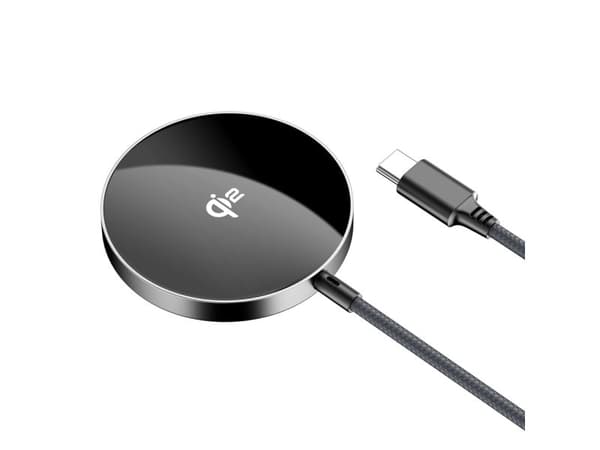Acefast E24 Qi2 15W Magnetic Inductive Charger with 1.2m USB-C Cable - Black