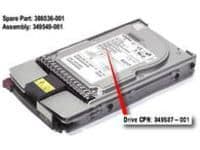 COMPAQ HDD 9GB 10KWU2 SCA1/ Hotplug