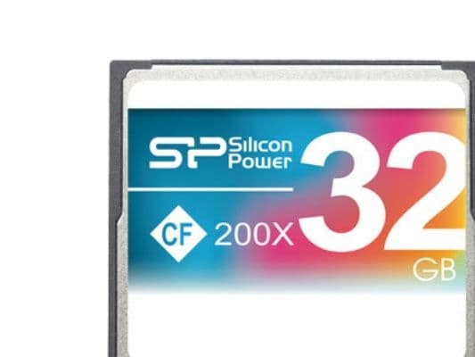 Silicon Power 32GB Compact Flash 200X, 32 GB, CompactFlash, Harmaa