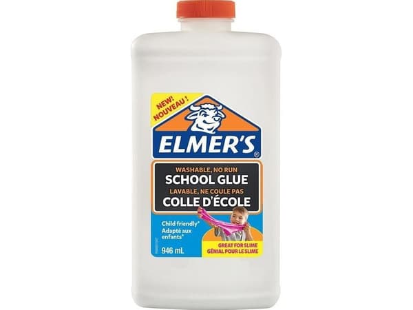 Skolelim Elmer's hvid 946ml - vaskbart til slim