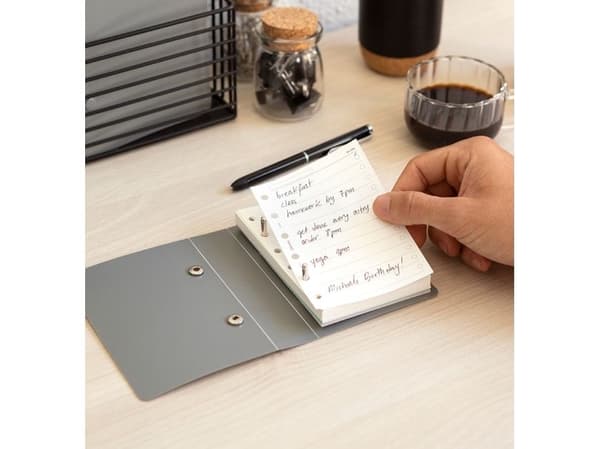 Filofax-tiedostokansiotasku harmaa