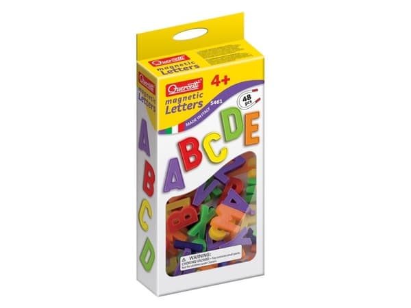 Quercetti store magnetiske bokstaver, 48 elementer (040-5461)