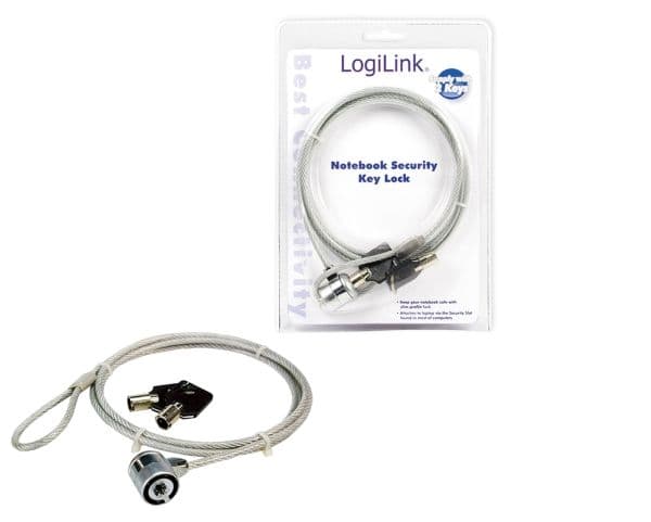 LogiLink Notebook Security Lock, 1,5 m