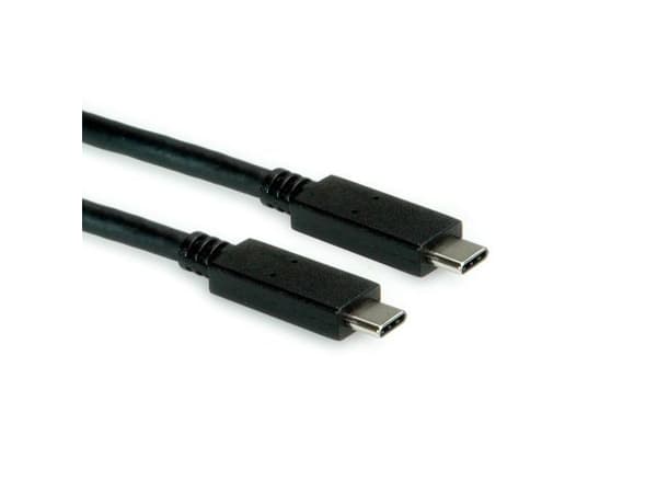 Secomp 11.44.9052, 0,5 m, USB C, USB C, USB 3.2 Gen 2 (3.1 Gen 2), 10 Gbit/sek., Sort