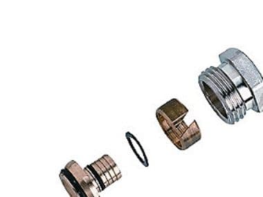 Klemringsfitting 16 mm x 1/2" Alupex