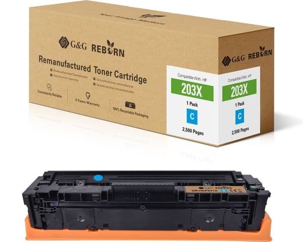 G&G GR-HCF541X, 2500 sidor, Cyan, 1 styck