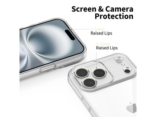Tech-Protect Flexair iPhone 17 Pro Max clear