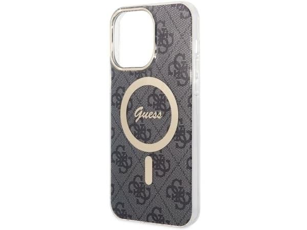 Guess 4G MagSafe-etui for iPhone 14 Pro Max - sort