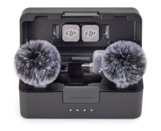 DJI Mic Mini 2 - Mikrofonsystem - Bluetooth - kablet, trådløs - 3,5 mm jakk, USB-C - USB