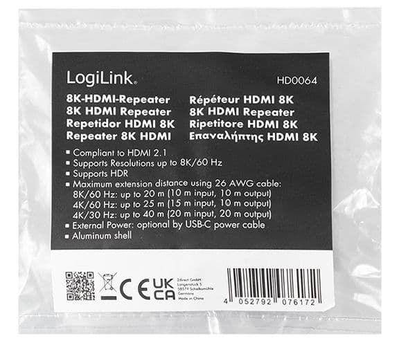 LogiLink HD0064, sininen