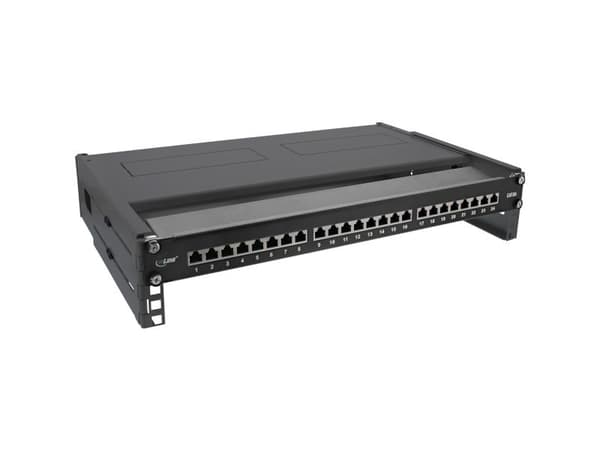 InLine 19102B, Väggmonterad rack, 2U, 4,07 kg, Svart