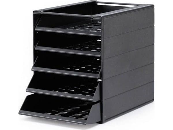 Durable IDEALBOX BASIC 5, Musta, C4, 5 laatikko(a), 250 mm, 322 mm, 332 mm