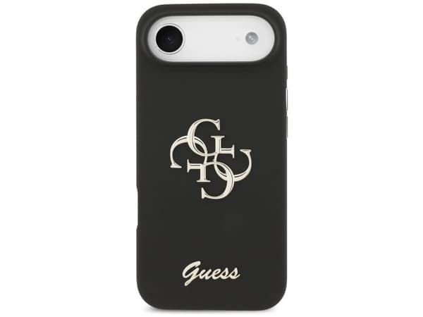 Hurtel Guess silikondeksel Big 4G Script til iPhone Air - svart
