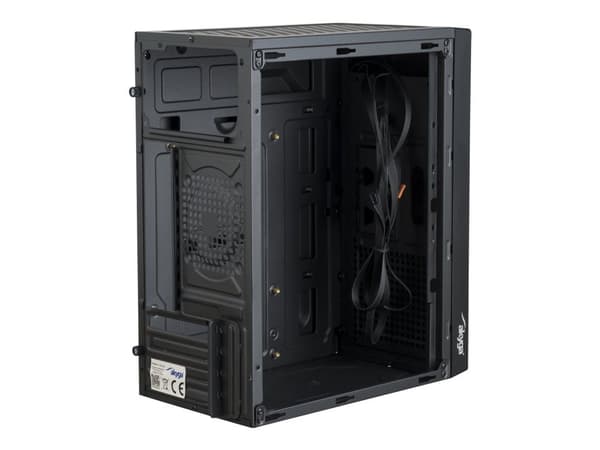 Akyga AK35BK - Tower - micro ATX - ilman virtalähdettä - musta - USB/Audio