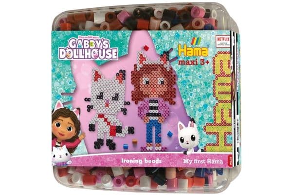 Hama maxi-pärlor och ett set i en box