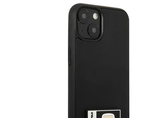 Karl Lagerfeld Ikonik Patch-etui til iPhone 13 - svart