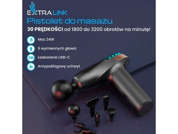 ExtraLink Extralink MSG-02-LITE massasjer universell svart