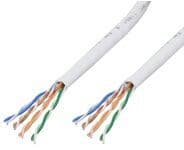 MicroConnect - Bulkkabel - 100 m - UTP - CAT 6 - halogenfri, striktet - grå