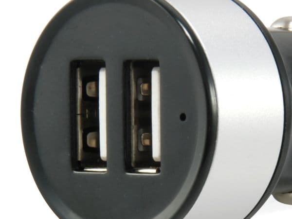 Conceptronic CUSBCAR2A USB Car Tablet Charger 2A - Strömadapter för bil - 2 A - 2 utdatakontakter (USB)