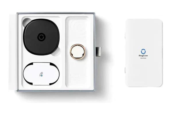 RingConn Gen 3 Smart Ring, Size 11 (Brushed Rose Gold)