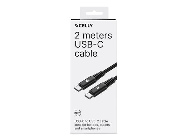 USB-C - USB-C kaapeli PD 100W 2 m