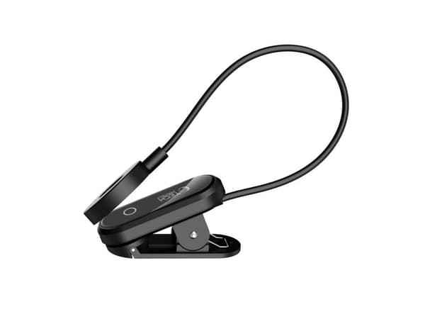 Tech-Protect LL100 Wireless Lamp with Clip + USB-A / USB-C Cable 30 cm - Black